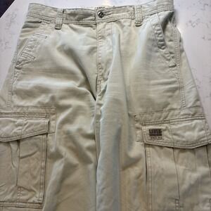 Levi's Workwear Pants Mens 32x30 Beige Tan Cargo Skater Utility Y2K Loose